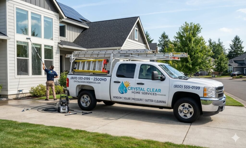Window, Gutter, and Pressure Washing Business.