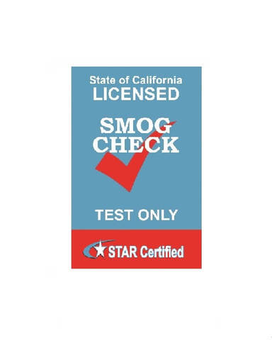 STAR Smog Test Only